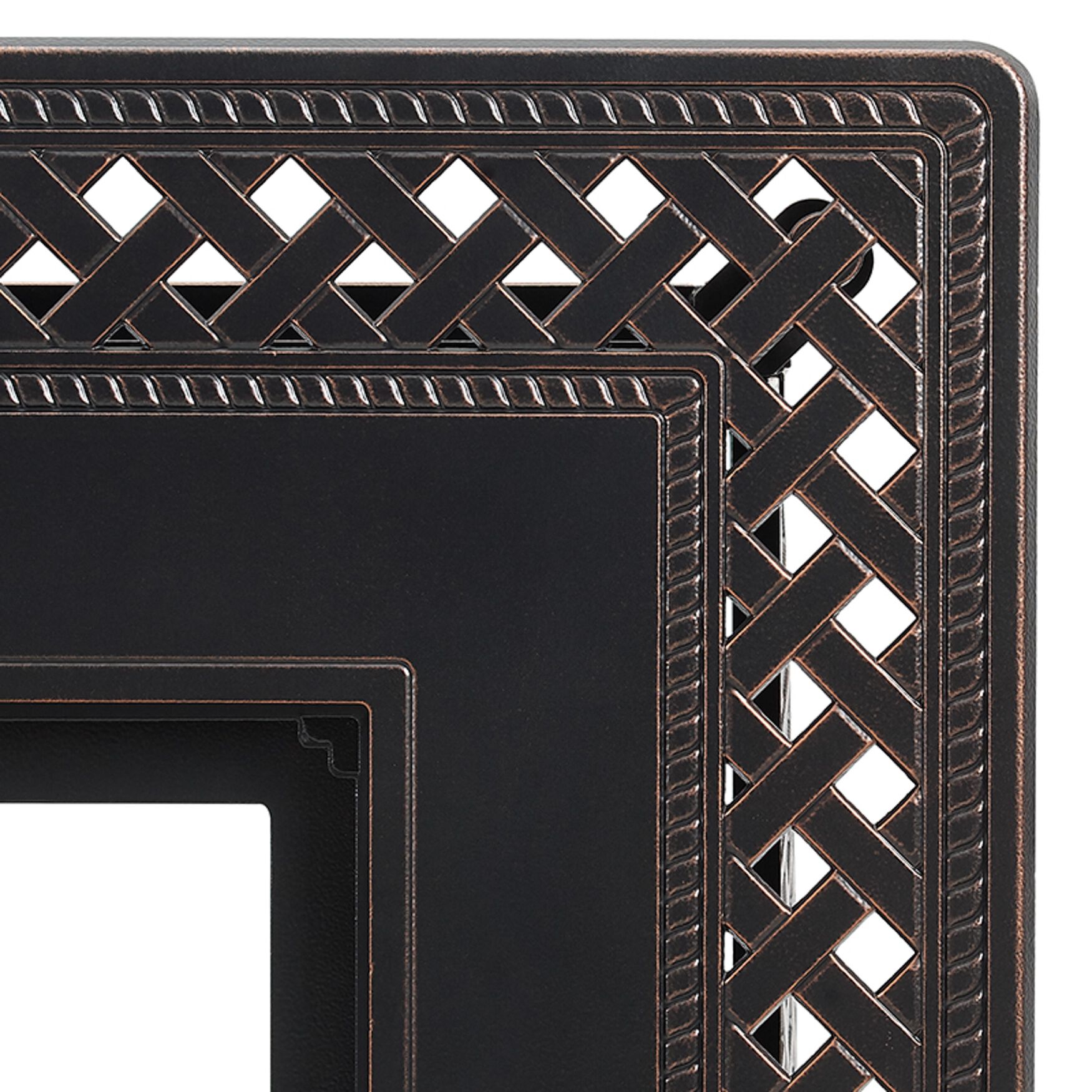 Downey 32 inches Square Aluminum LPG/NG Fire Pit, , alternate image number 10