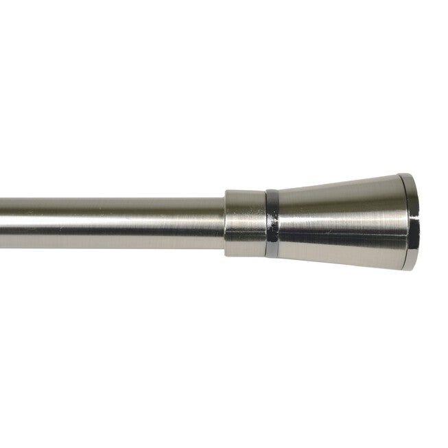 Versailles' Industria Hermes Rod Set (30in - 78in), BRUSHED NICKEL, hi-res image number null