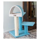 Real Wood 29" Cat Tree With Scratcher And Tunnel, , alternate image number null