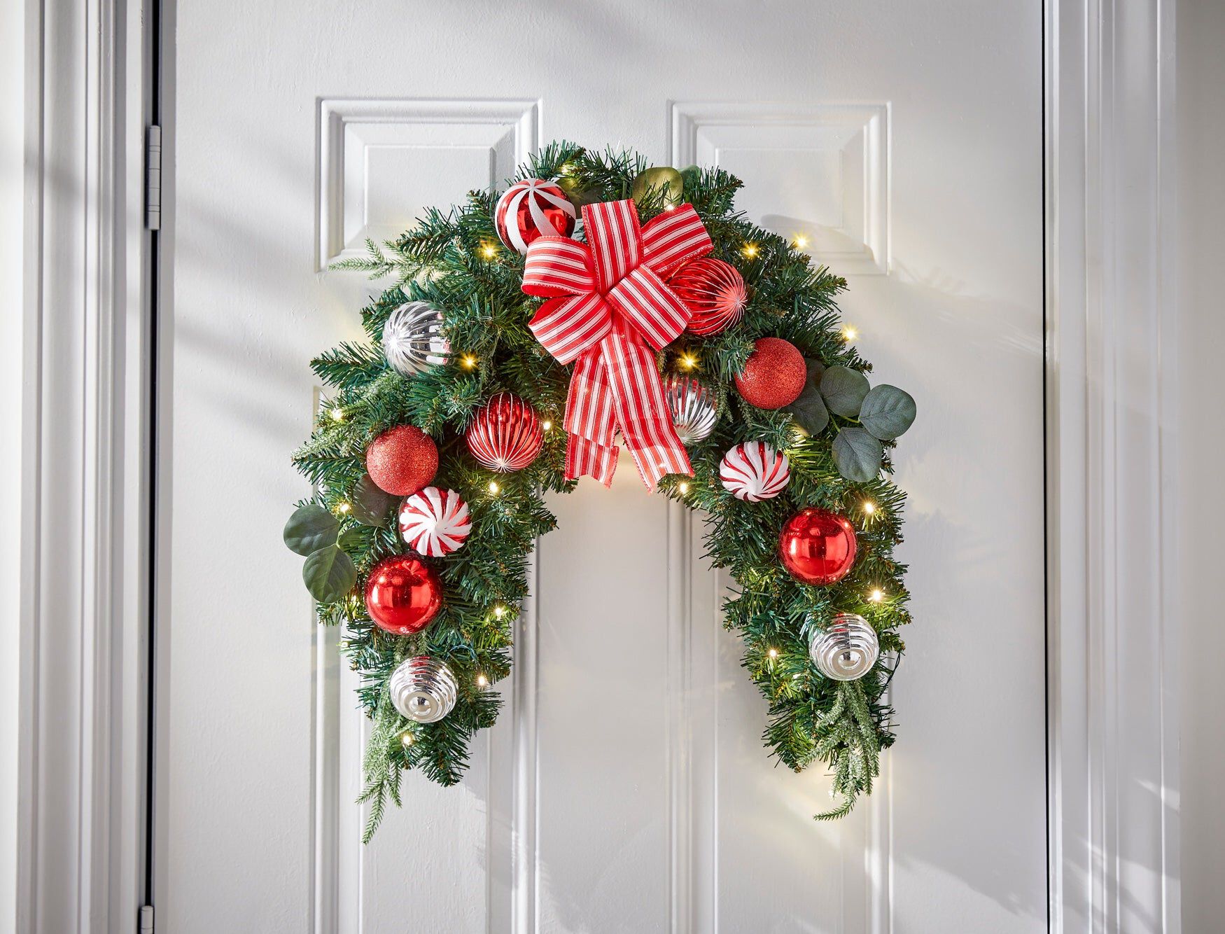 36" Pre-Lit Christmas Cheer Swag