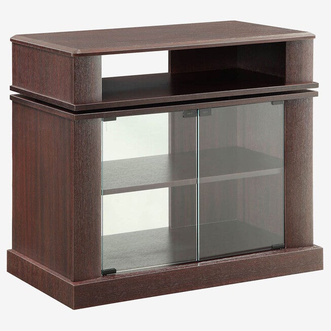 Swivel Top Entertainment Cart, DARK CHERRY, hi-res image number null