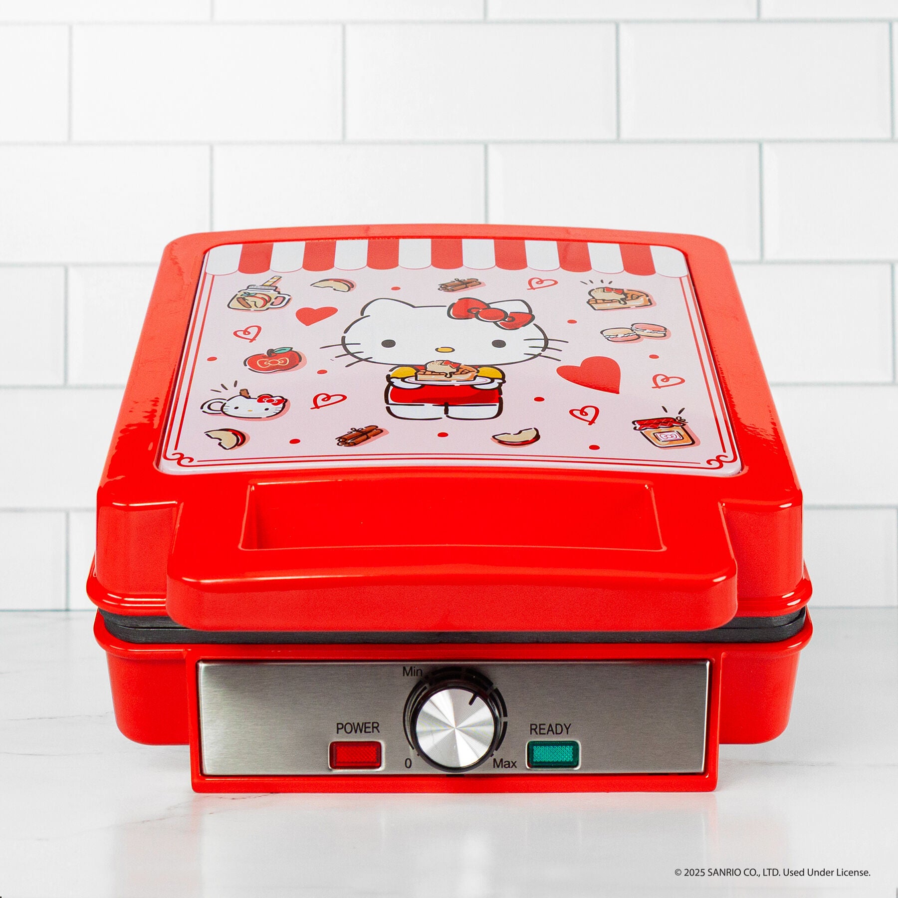 Hello Kitty Deluxe Waffler, RED, alternate image number 2