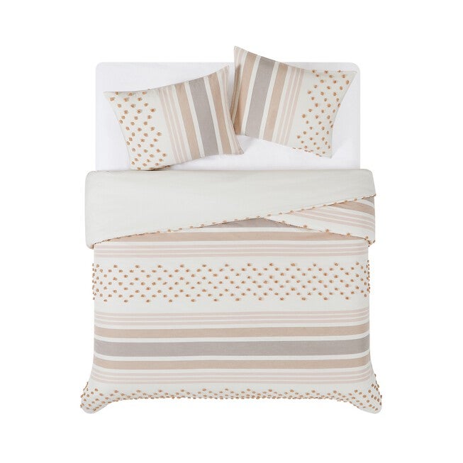 Mia Tufted Textured Comforter Set, , alternate image number null