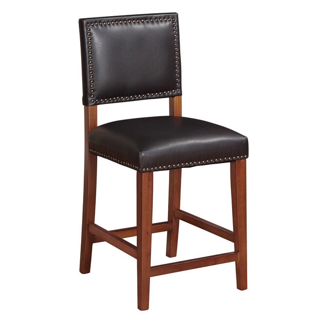 Brook Counter Stool 24 inchesH, BLACK, hi-res image number null