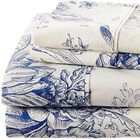 Toile Cotton Sheet Set, Navy, , alternate image number null