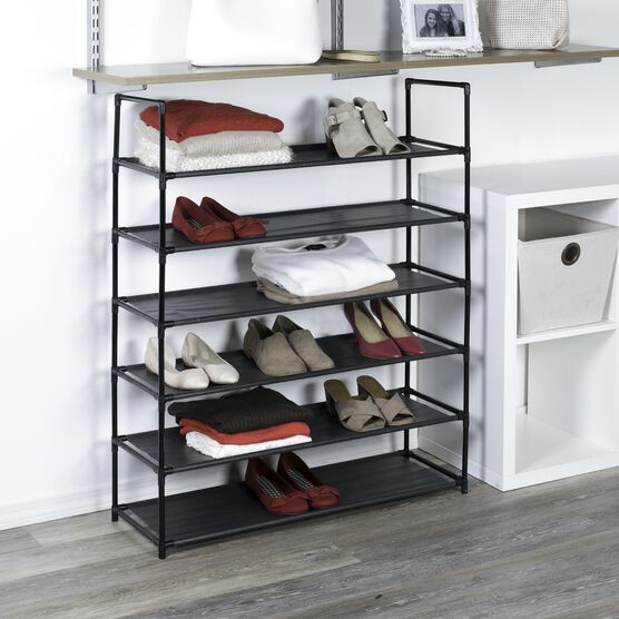 3-Shelf Stackable Fabric Shoe Rack, , alternate image number null