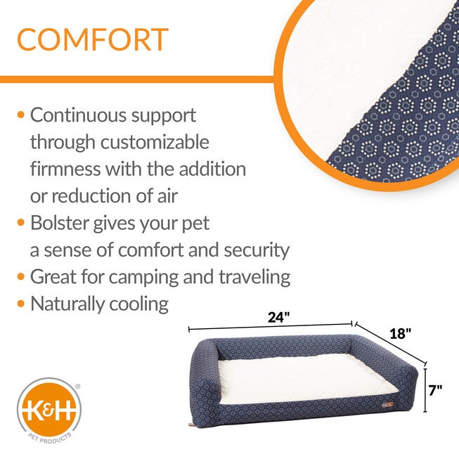 Air Sofa Pet Bed Geo Flower, , on-hover image number null