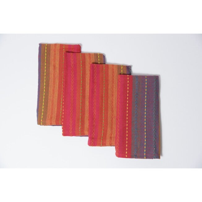 PHOENIX 4 PK NAPKINS, RED, hi-res image number null