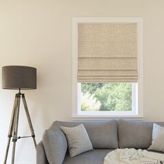 Sun Zero™ Somerton Textured 100% Blackout Cordless Roman Shade