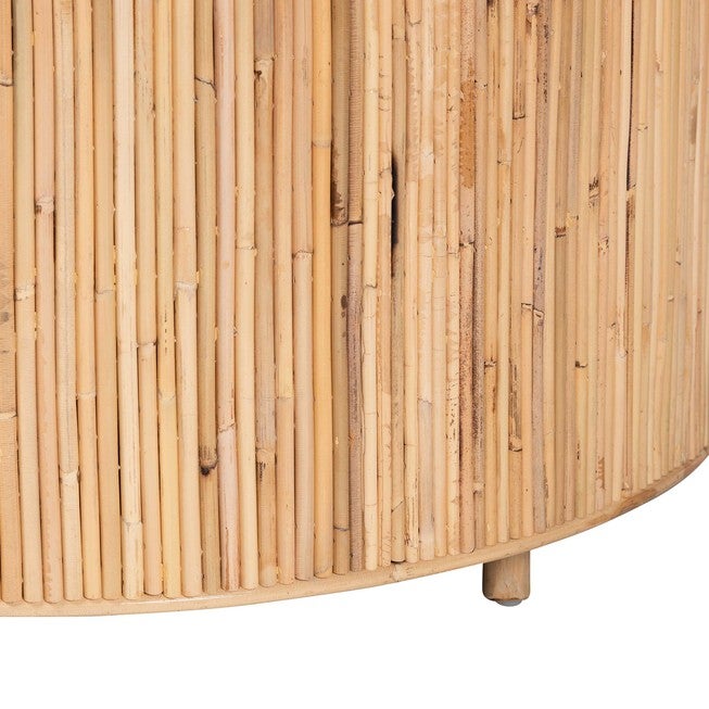 Miami Bohemian Light Honey Rattan Coffee Table, , alternate image number 2