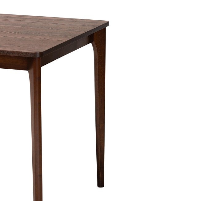 Sherwin Mid-Century Modern Black Finished Wood Dining Table, , alternate image number 3