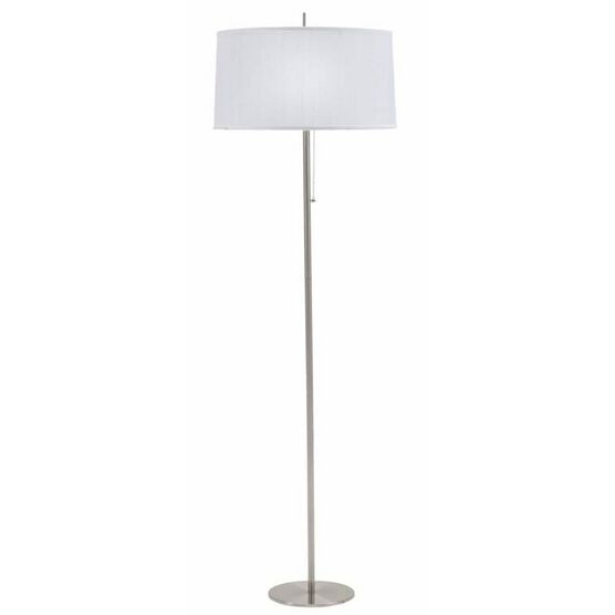 68" Brushed Steel Steel Floor Lamp, , on-hover image number null