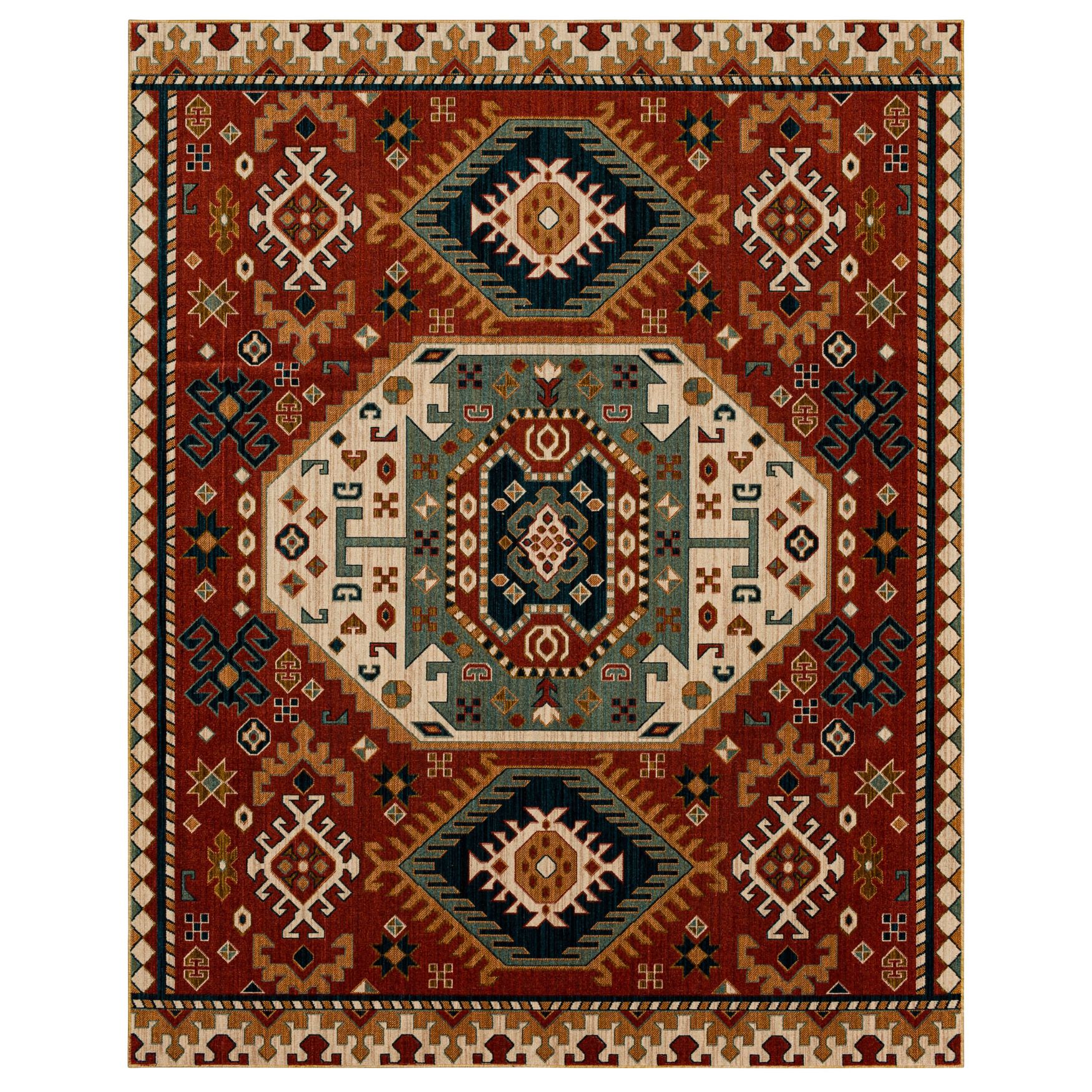 Oakpoint Area Rug, RED, hi-res image number 0
