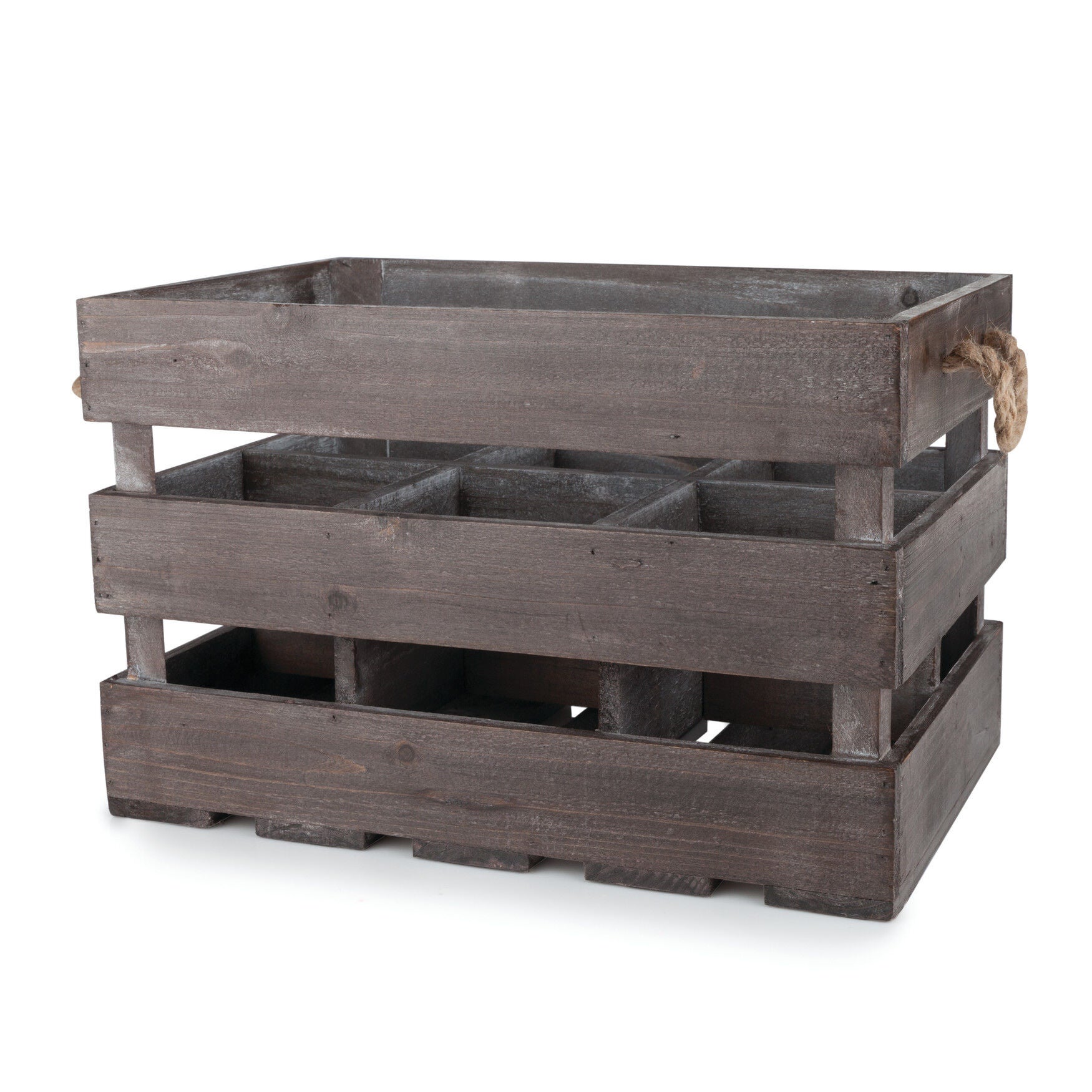 Wooden 6-Bottle Crate, , alternate image number 3