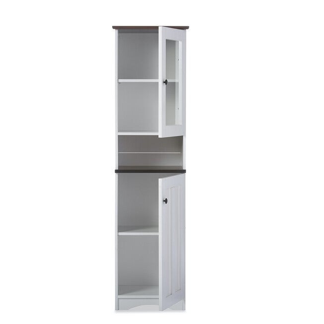 Lauren Two-Tone Buffet And Hutch Kitchen Cabinet Furniture, , alternate image number null