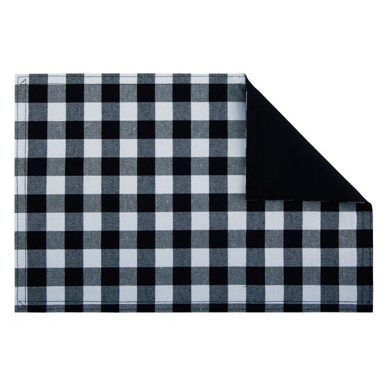 Buffalo Check Reversible Placemat - Set of Four, , alternate image number null