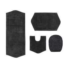 Waterford 4-Pc. Set Bath Rug Collection With Lid Cover