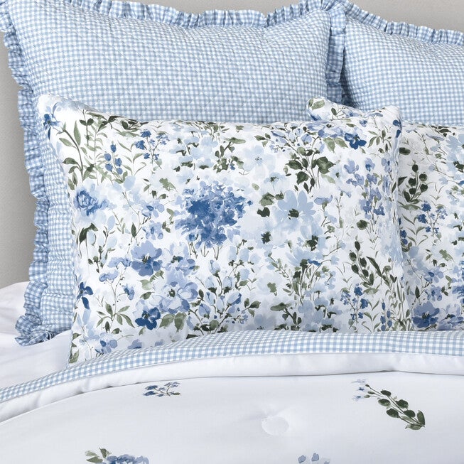 Kourtney 4 Piece Comforter Set, BLUE, alternate image number null