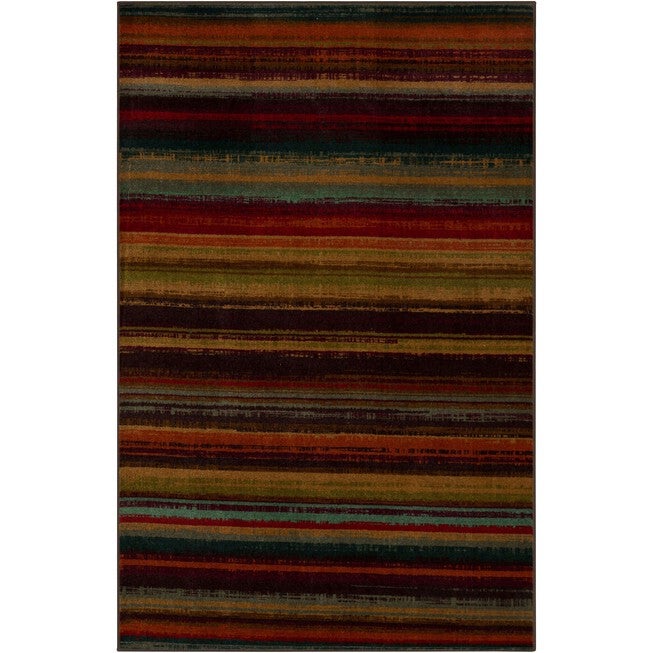 Boho Stripe Multi 5' X 8', MULTI, hi-res image number null
