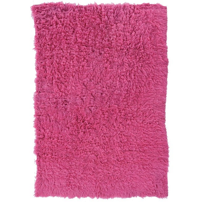 Flokati Fushcia Rug, FUSCHIA, hi-res image number 0