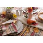 Give Thanks Plaid Tablecloth 70 Round, , on-hover image number null