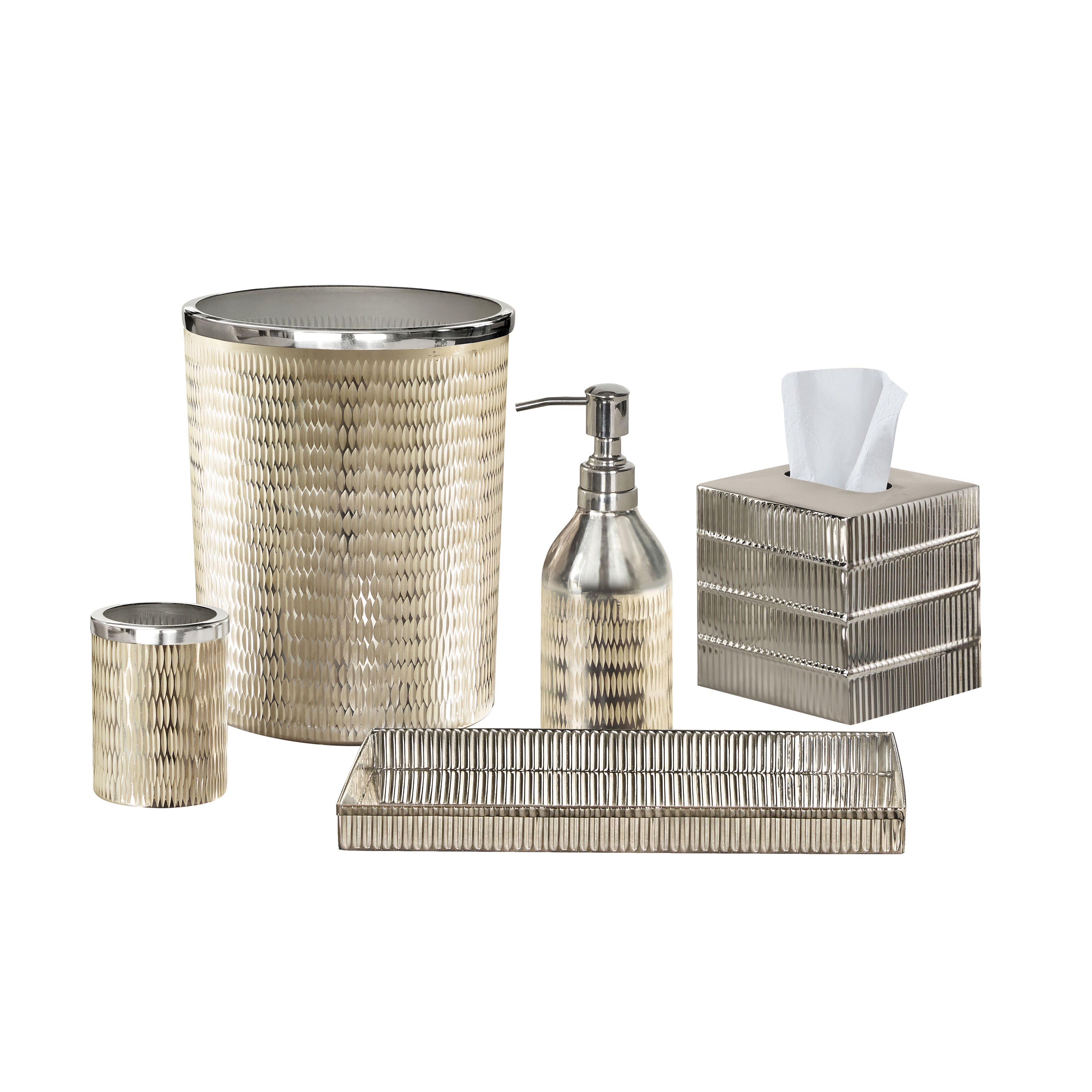 TANNA BATH ACCESSORIES TRAY, TURQUOISE, alternate image number 2