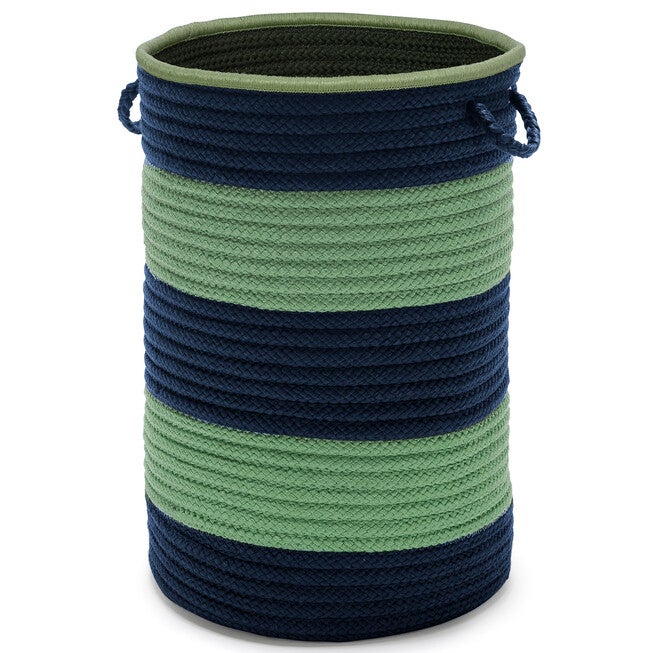 Tyson Stripe Hamper, GREEN, hi-res image number null