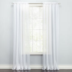 BH Studio Sheer Voile Rod-Pocket Panels -Set of 2