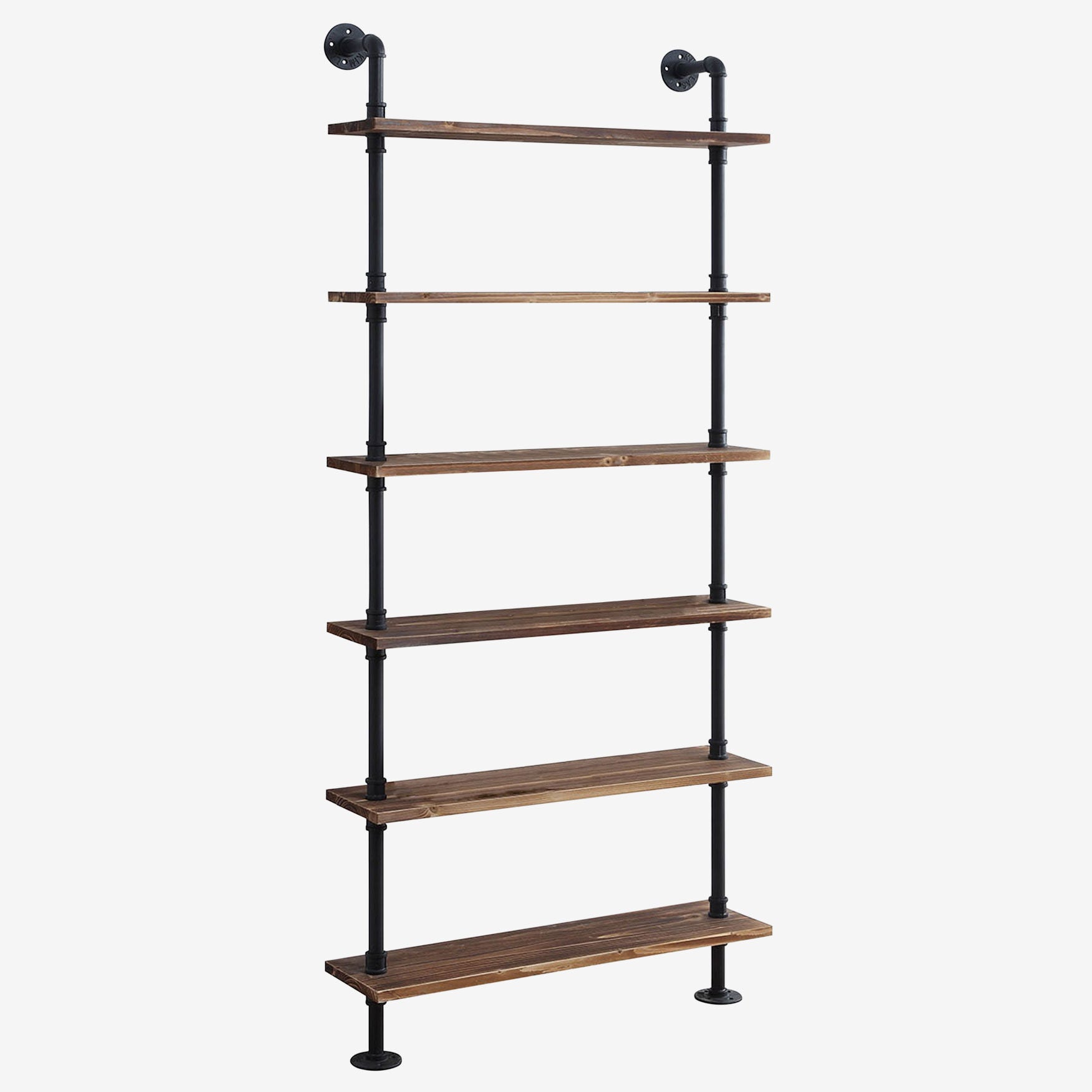 Anacortes Six Shelf Piping, BLACK, hi-res image number 0