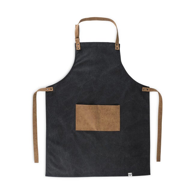 Canvas Grilling Apron, BLACK, hi-res image number null