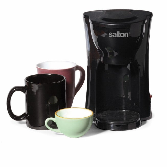Space Saving 1 Cup Coffee Maker - Black, , alternate image number null
