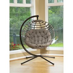 Modern Hanging Ball Chair with Stand