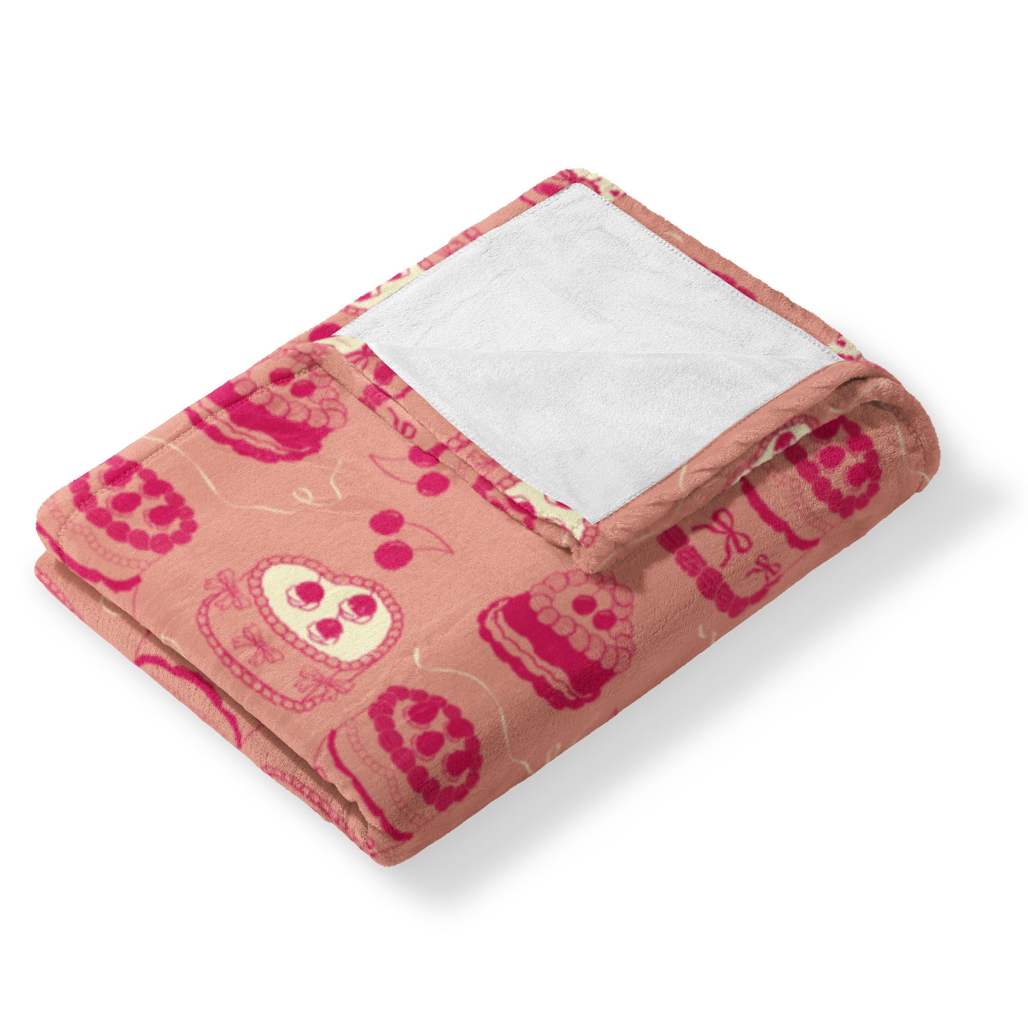 Valentine's Day V-Day Cakes Silk Touch Throw Blanket 50x60 Inches, VDAY CAKES, alternate image number 3
