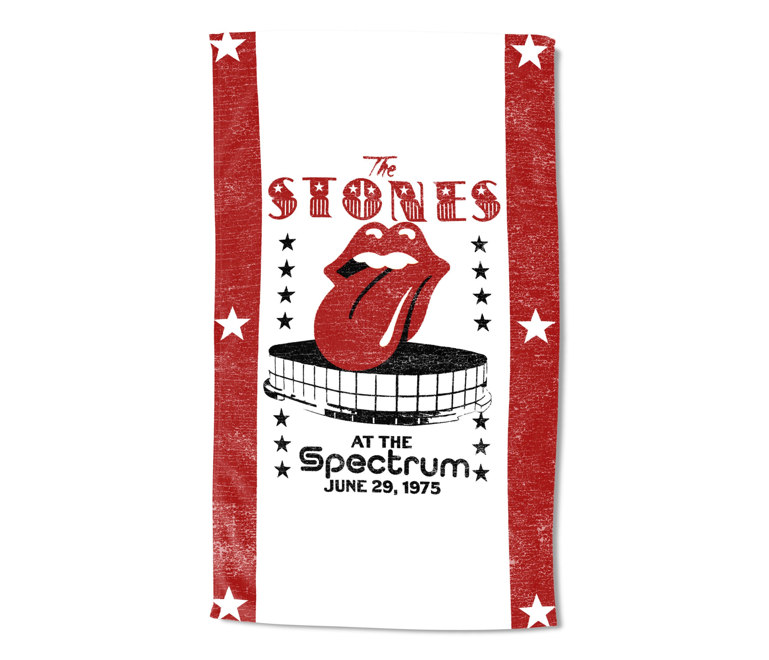 The Rolling Stones 1975 Spectrum Beach Towel 40x72 inches, ROLLING, hi-res image number 0
