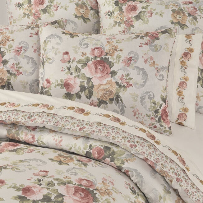 Chablis 4 Piece Comforter Set, ROSE GOLD, alternate image number null