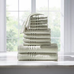 12-Pc. Zero-Twist Bath Towel Set
