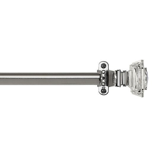Innovative Decorative Room Darkening Wrap Around Rod & Finial 48-86, , alternate image number null