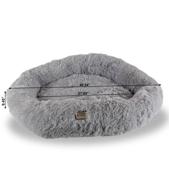 Armarkat Extra Large, Fluffy Gray Round Cat Bed - C71Nhs Cat Bed, , alternate image number null