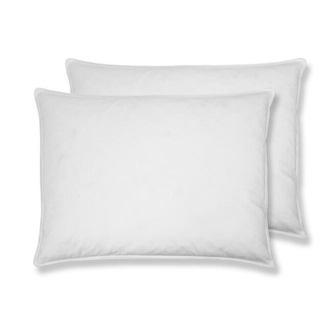 233 Thread Count White Goose Feather Pillow Twin Pack, , on-hover image number null