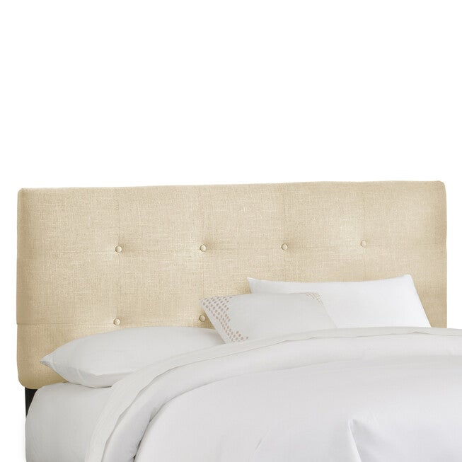 Roscoe Tufted Headboard, TWILL NATURAL, hi-res image number 0