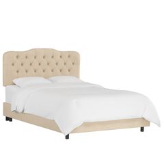 Velvet Tufted Bed