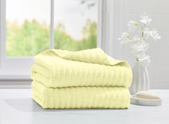 2-Pc. Ribbed Cotton Bath Towel Set