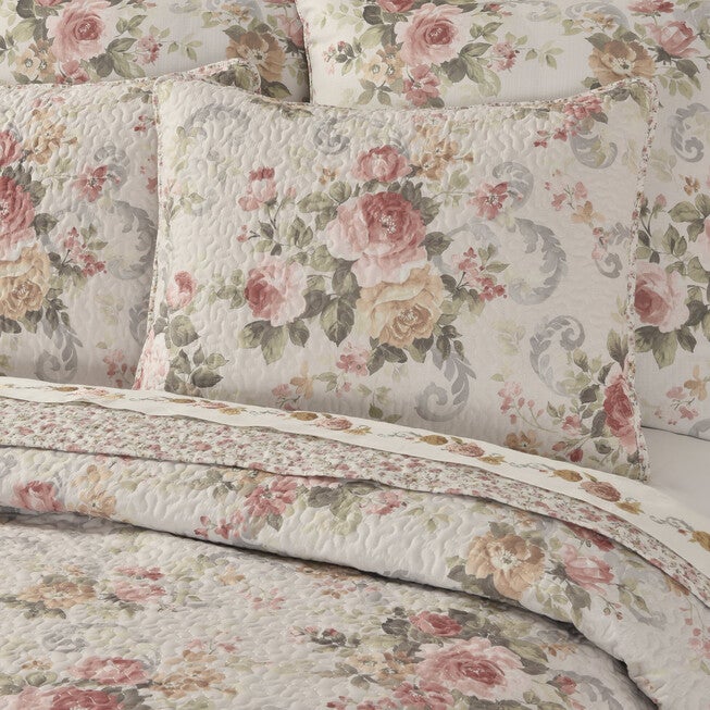 Chablis 3 Piece Quilt Set, ROSE GOLD, alternate image number null