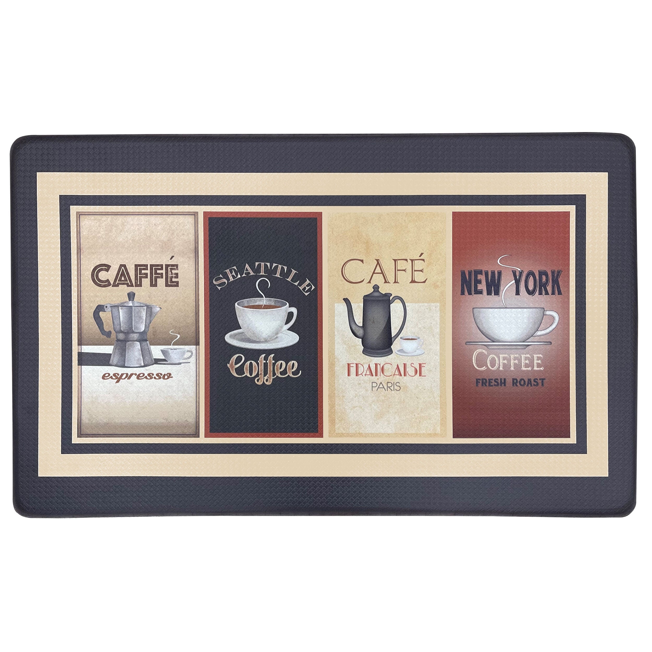 Cozy Cafe 18x30 Anti Fatigue Mat, TAN, hi-res image number 0