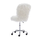 Faux Flokati Armless Office Chair, , on-hover image number null