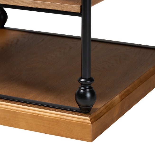 Sebastian Traditional Industrial 3-Tier End Table, , alternate image number 3