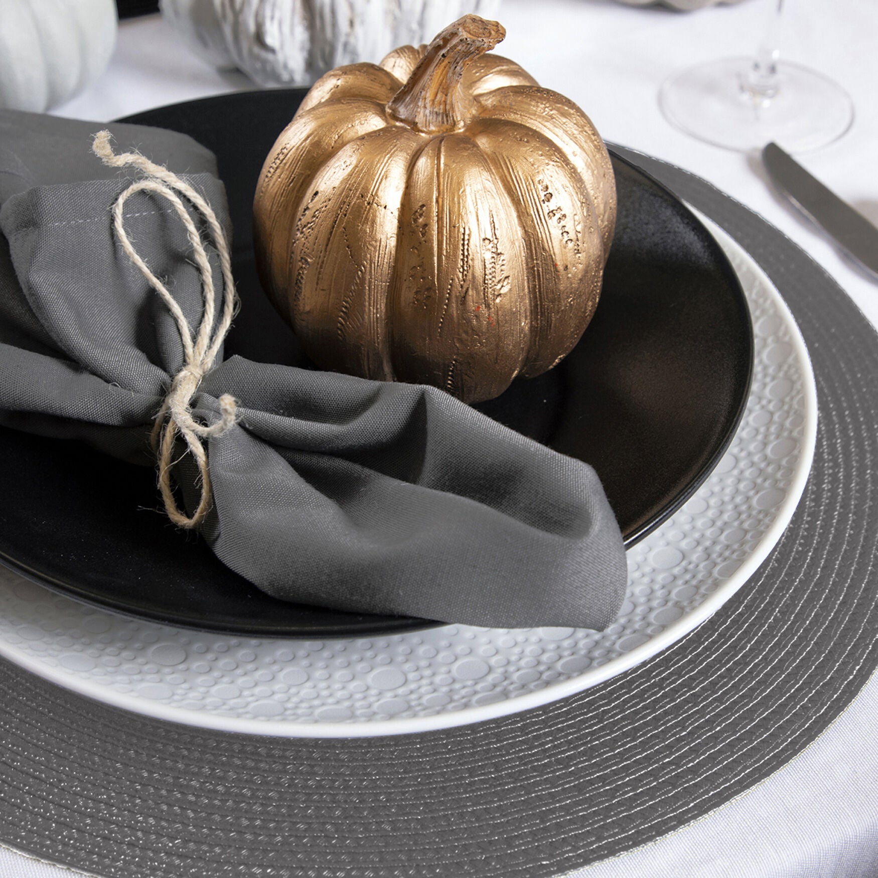 Woven Round Placemat, Set Of Twelve, , alternate image number 3