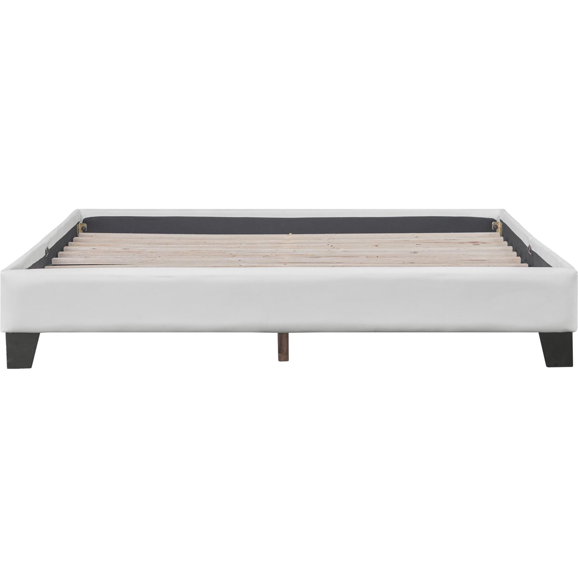 Acton Platform Bed, King, White, WHITE, alternate image number 1