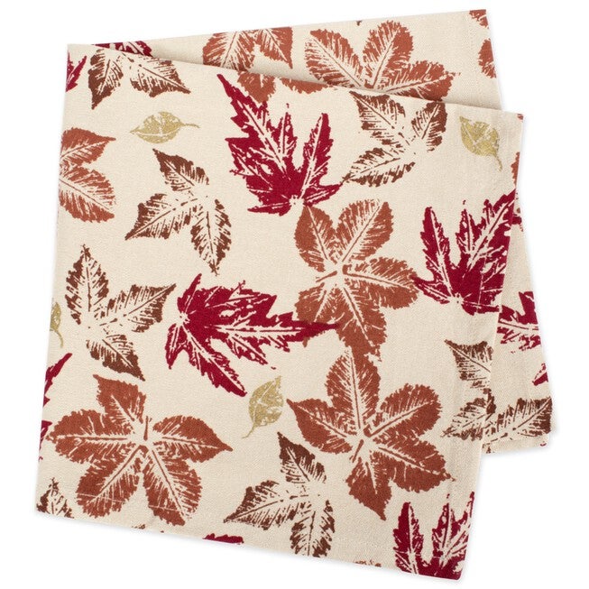 Rustic Leaves Napkin, Set of 6, , alternate image number 5