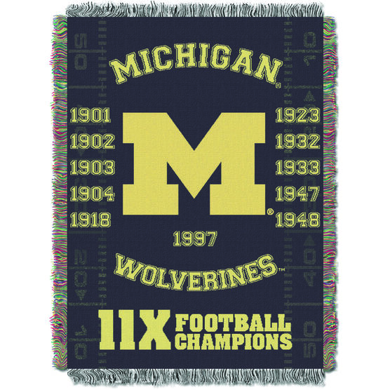 Michigan Commemorative Series Throw Blanket, MULTI, hi-res image number null